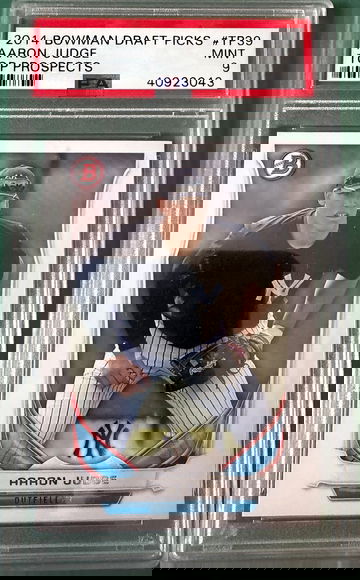 Aaron Judge Rookie Card 2014 Bowman Draft Picks #TP39 PSA 9