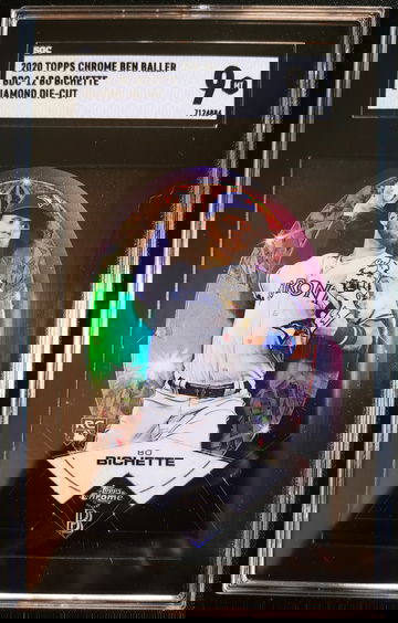 2020 Topps Chrome Ben Baller BO BICHETTE Rookie Diamond Die-Cut SGC 9 Mint