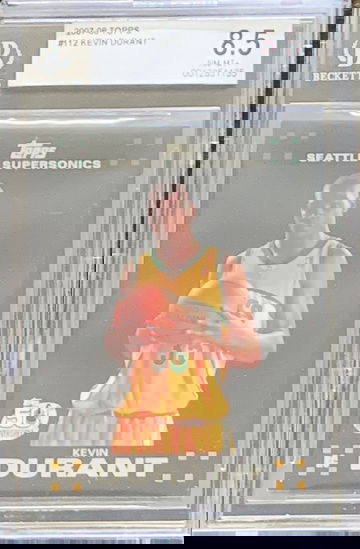 2007 Topps Kevin Durant Black #112 BGS 9