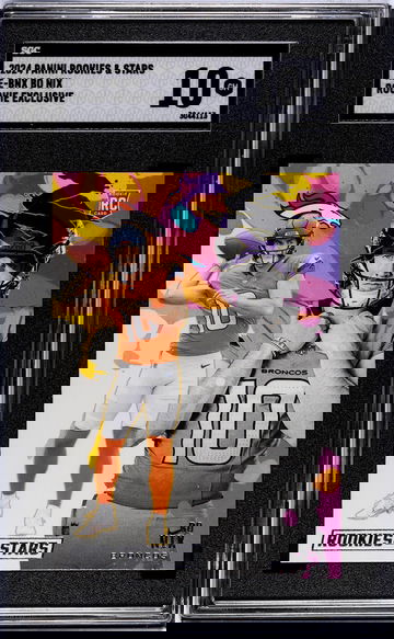 2024 Panini Rookies & Stars #RE-BNX Bo Nix Rookie Exclusive SGC 10