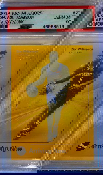 2019 Zion Williamson Hoops Arriving Now PSA 10