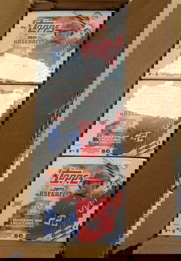 2021 Topps series 1 jumbo box x6 (case- sealed avail upon req)