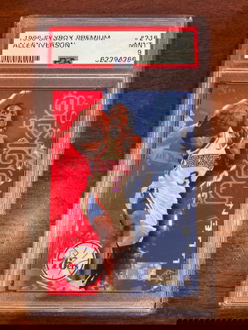 1996 skybox premium Allen iverson psa 9 rookie