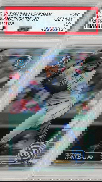 2019 Bowman Chrome Fernando Tatis Jr Refractor