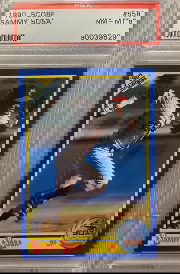 1990 Score Sammy Sosa RC #558