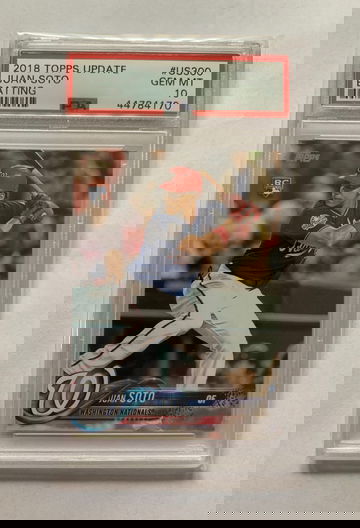 2018 Topps update Juan Soto US300 PSA 10