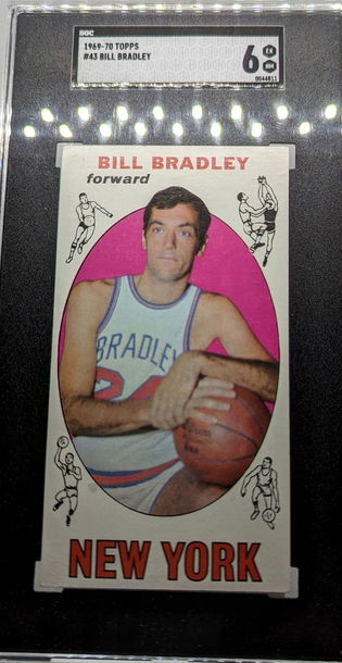 1969 Topps Bill Bradley #43 SGC 6 Rookie RC