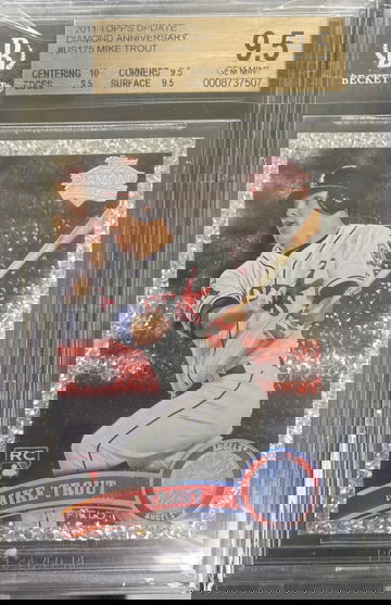2011 Topps Update Mike Trout Diamond True gem plus 