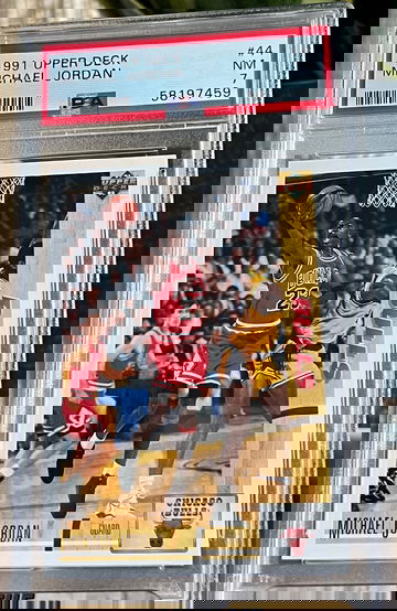 1991 Upper Deck #44 Michael Jordan PSA 7 NM HOF Chicago Bulls Goat 🐐 📈🔥