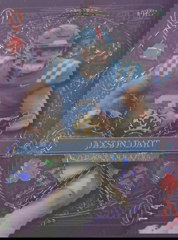 2024 wild card Jaxson Dart  /4 Purple Queen Of Diamonds 