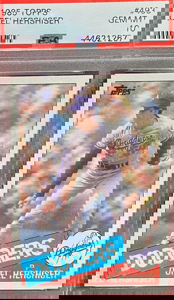 1985 Topps Orel Hershiser rookie 