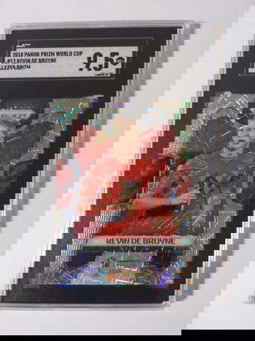 2018 Panini World Cup Kevin De Bruyne Lazer Prizm SGC 9.5 (SHIPS TRACKED FROM CANADA)