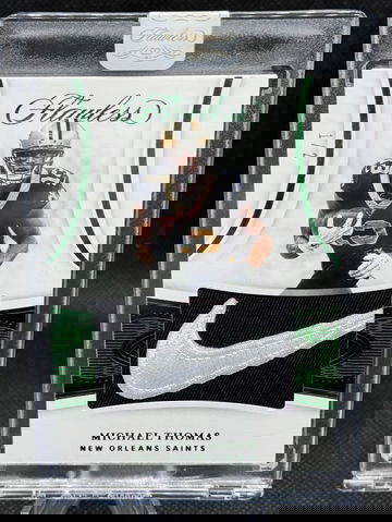 2020 Flawless Michael Thomas Emerald Nike Logo Patch /2