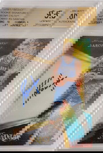 2016 Domantas Sabonis Select Rookie Signatures Prizms Tie-Dye  