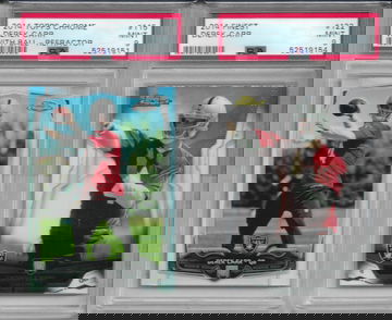 2014 Finest & Topps Chrome Refractor DEREK CAR PSA 9 RC Rookie LOT Raiders