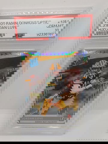 2020 Panini Donruss Optic Jordan Love Holo GEM MT PSA 10 Card #154 