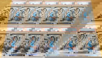 Ja Morant 2019 Prizm Emergent #17 PSA 9 (10 card lot) 