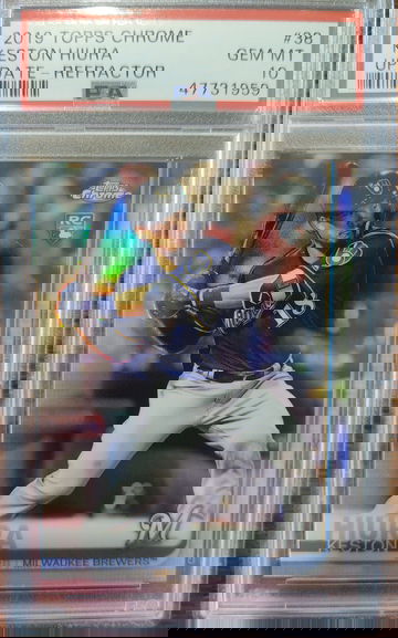 2019 Topps Chrome Update Keaton Hiura Refractor PSA 10