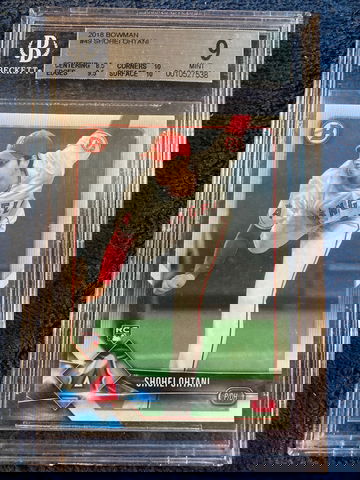 Shohei Ohtani Bowman 14 rookie Bgs9 