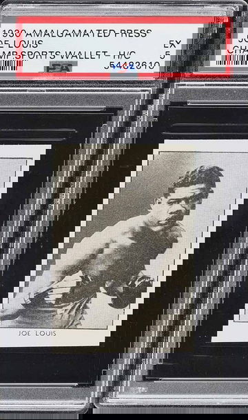 1935 Amalgamated Press Joe Louis Rookie Card - IMPOSSIBLY RARE