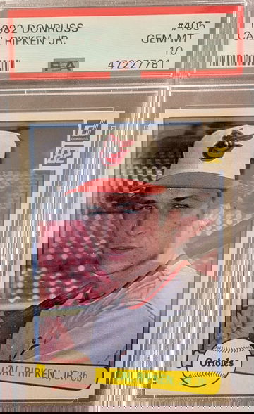 1982 Donruss Cal Ripken Jr. HoF RC PSA 10 - check back pic