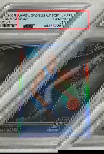 2018 Donruss Optic  Luka Doncic Silver Holo  RC   PSA Gem Mint 10