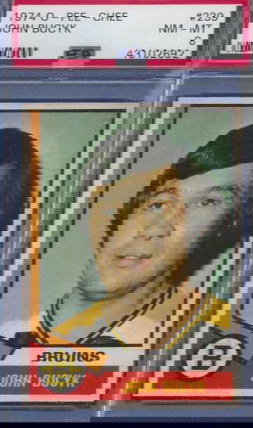 1974 OPC O-Pee-Chee #239 John Bucyk PSA 8  (BillsGridironGreats)