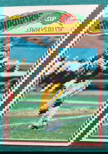 1977 TOPPS FOOTBALL #274 DAN FOUTS