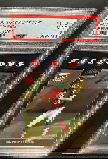 2008 Topps Chrome Matt Ryan Rookie Refractor PSA 9