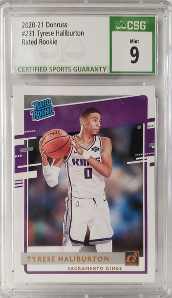 2020-2021 Donruss Tyrese Haliburton #231 CSG 9