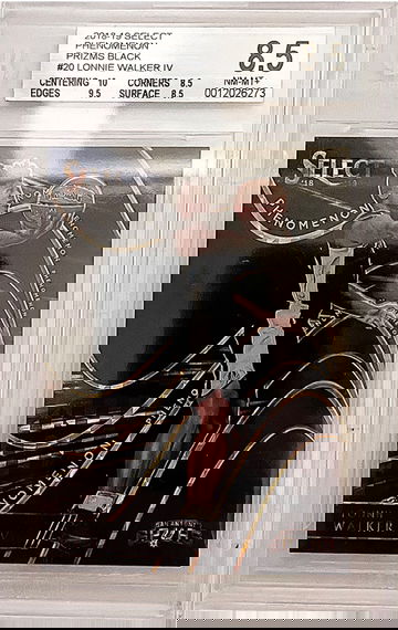 2018 Select Lonnie Walker 1/1 Phenomenon Black Prizms BGS 8.5