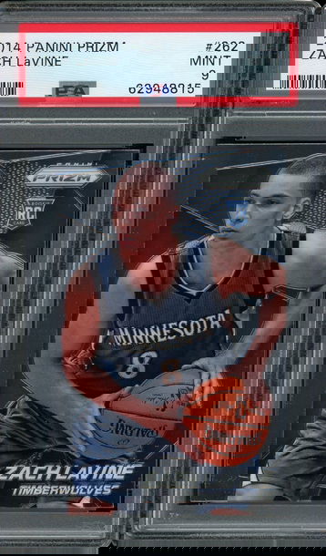 2014 Panini Prizm 262 Zach LaVine PSA 9