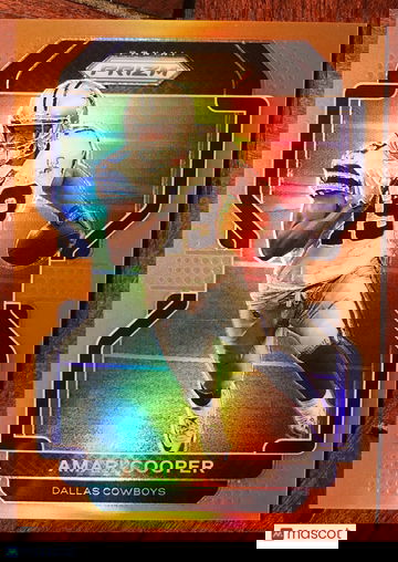 Amari Cooper 2021 Panini Prizm #238 Orange Parallel #66/249 SP Dallas Cowboys