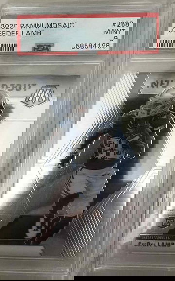 2020 Mosaic CeeDee Lamb NFL Debut RC #268 PSA 9