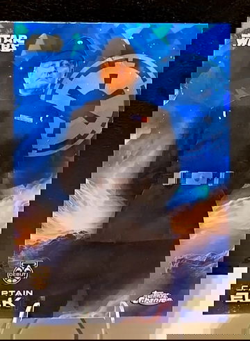 2025 Topps Chrome Sapphire Star Wars #16 Captain Elk Debut RC Andor