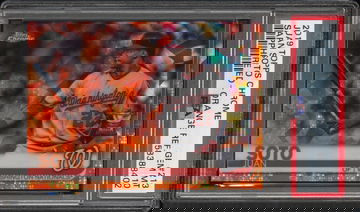 Juan Soto 2019 Topps Chrome Sapphire Orange Refractor /25 PSA 10