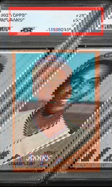 1962 Topps Ernie Banks #25 PSA 5