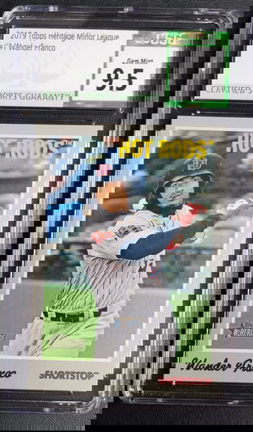 2020 Topps Heritage Minors #1 Wander Fraco CSG 9.5 GEM MT