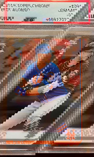 2019 Topps Chrome #204 Pete Alonso