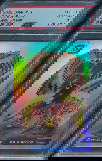 2022 Donruss Joe Burrow Downtown PSA 10