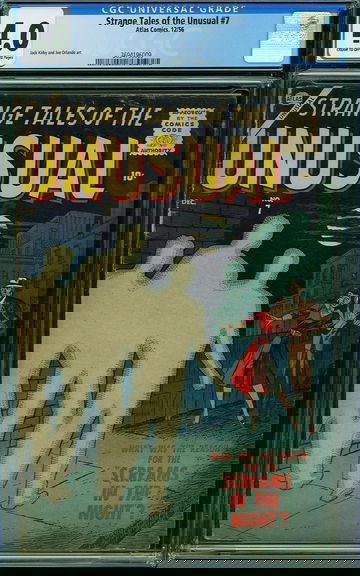 STRANGE TALES OF THE UNUSUAL #7, CGC 4.0 VG