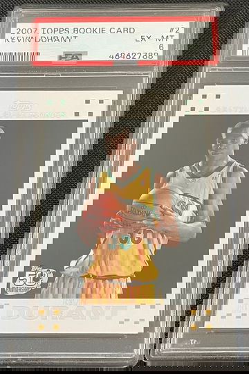 Kevin Durant 2007 Topps PSA 6