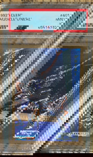 1992 Fleer Shaquille O'Neal PSA 9