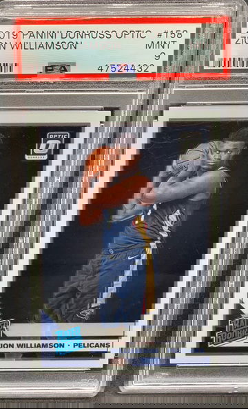 Zion Williamson 2019 Panini Donruss Optic PSA 9