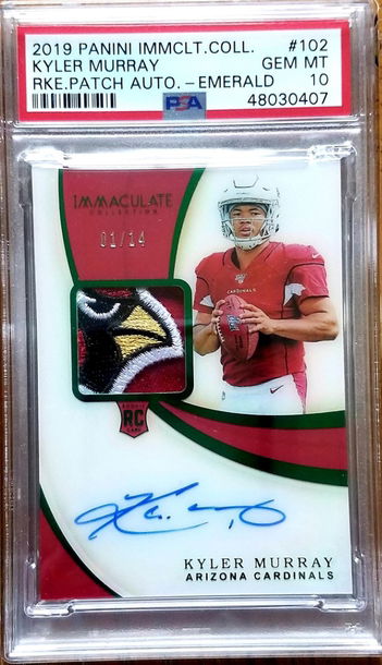 Kyler Murray pop 1 jersey number 