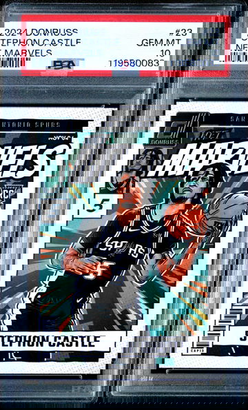 Stephon Castle 2024 Panini Donruss Net Marvels #23 PSA 10