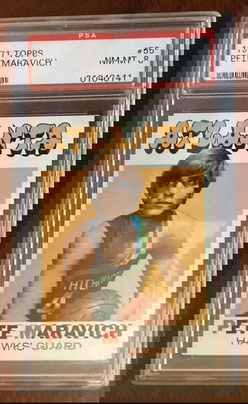 1971 Topps Pete Maravich #55 PSA-8