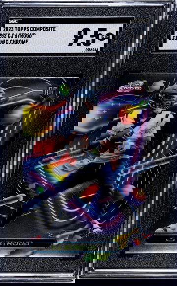 2023 Topps Composite #252 Cj Stroud Cosmic Chrome SGC 9.5