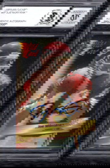 1993 Wild Card #67 Joe Montana Beckett Authentic 10 Autograph 