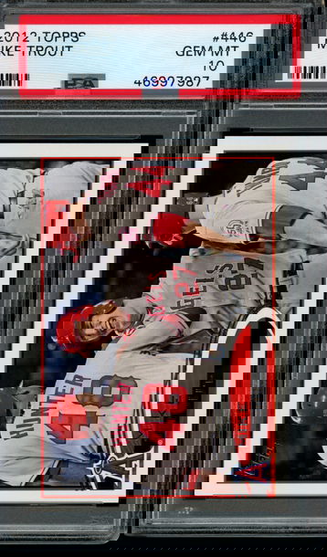 2012 Topps #446 Mike Trout PSA 10 GEM MINT